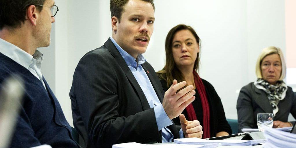 Ulf Kamne (MP), Daniel Bernmar (V), Stina Svensson (Fi) och Anneli Hulthén (S).
