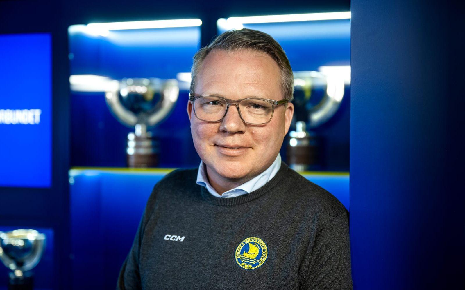 Svenska ishockeyförbundets ordförande Anders Larsson.