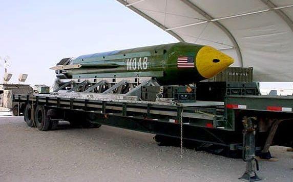 Bomben utvecklades strax före Irakkriget. Bild: TT