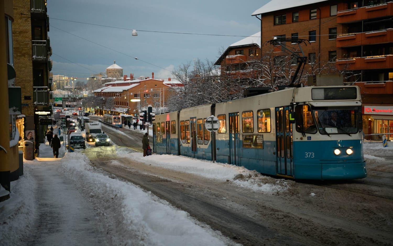 I Göteborg kommer det en del snö i veckan, oklart hur mycket. Arkivbild.