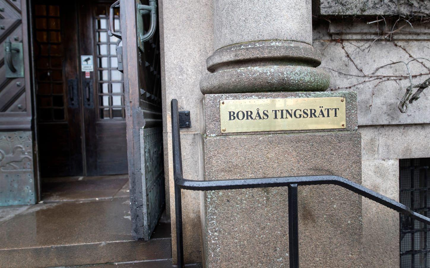 Mannan åtalas vid Borås tingsrätt. Arkivbild.