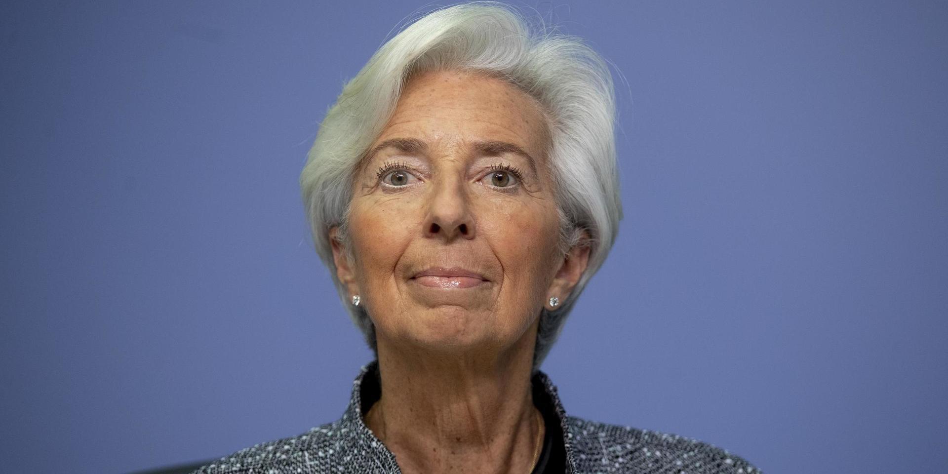 ECB-chefen Christine Lagarde vill ha en global reglering av bitcoin för att förhindra penningtvätt och finansiering av brottslig verksamhet med krypotovalutan. Arkivbild.