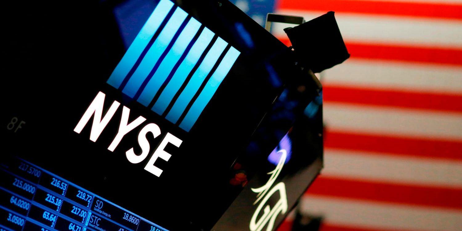 New York-börserna rasade onsdagen. Arkivbild.