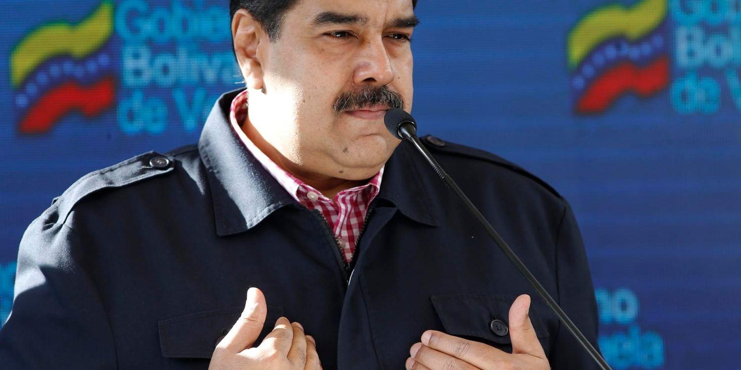 Planen var att störta Venezuelas president Nicolás Maduro (på bilden), enligt domen. Arkivbild.