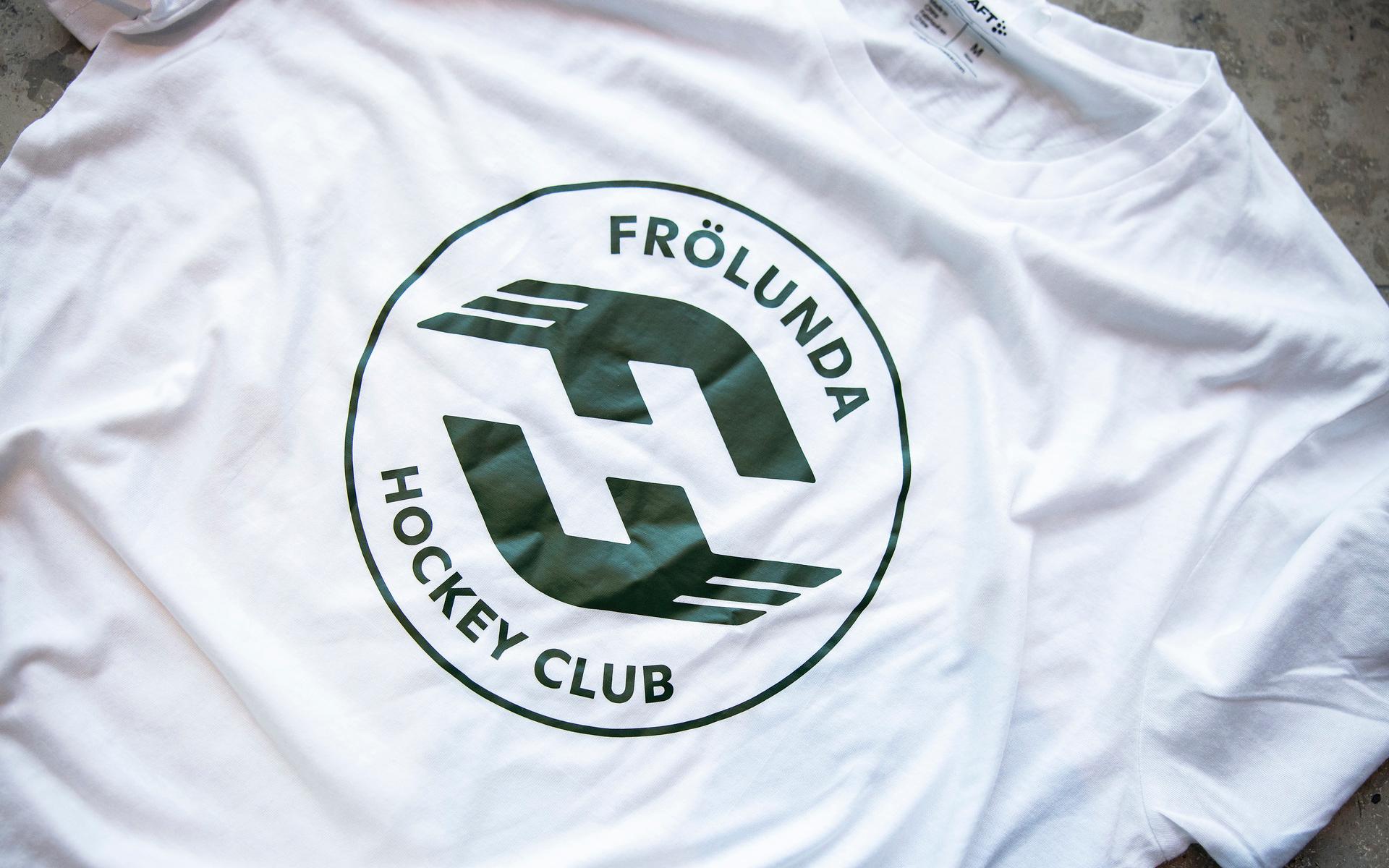 Frölundas nya klubbmärke som presenterades på onsdagen. 