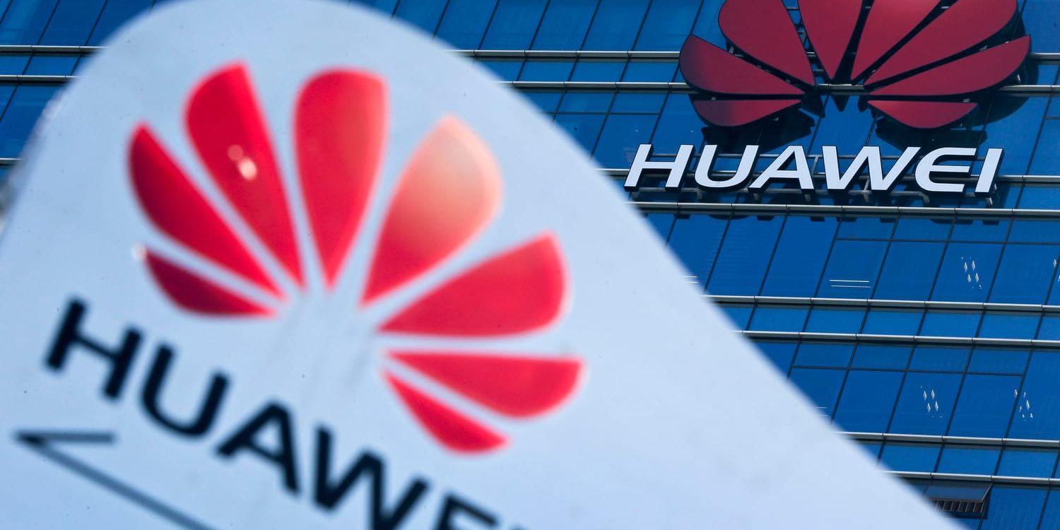 Polen kan överväga att förbjuda produkter från den kinesiska telekomjätten Huawei. Arkivbild