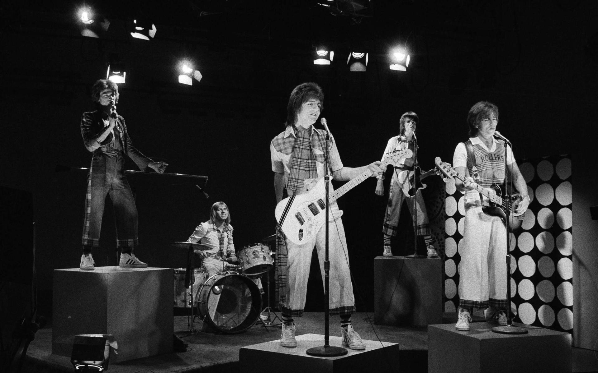 Bay City Rollers under ett tv-framträdande i New York 1976.