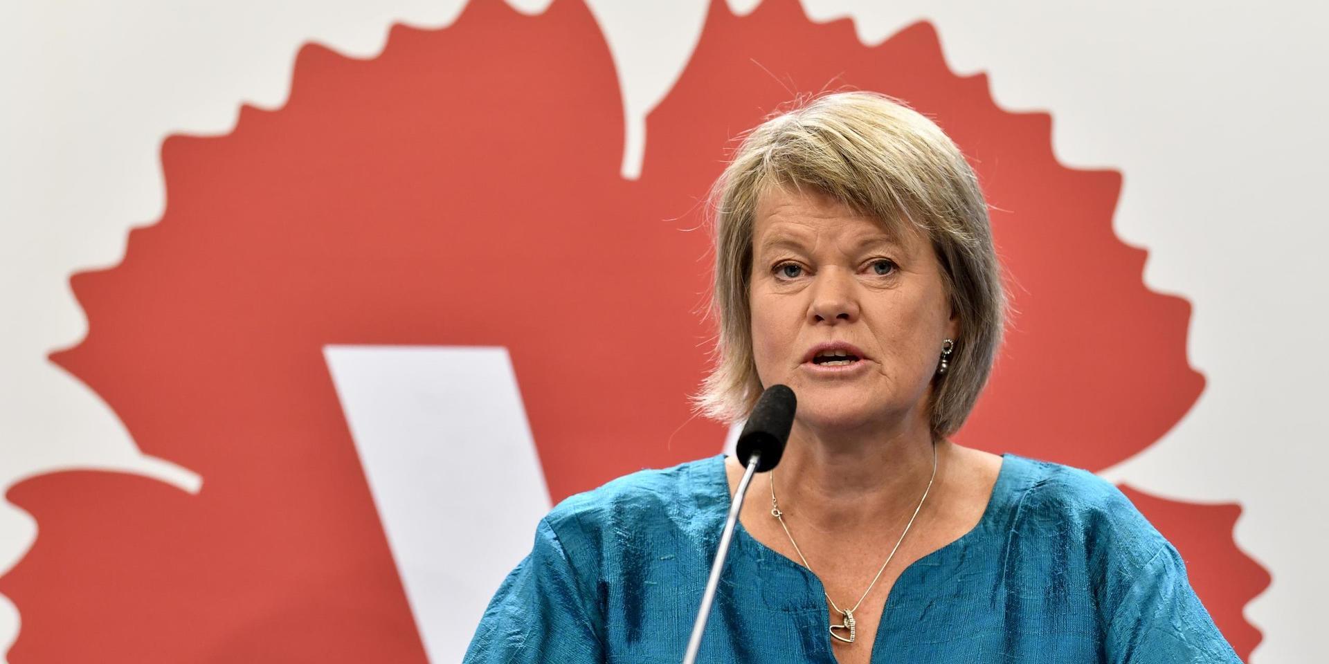  Vänsterpartiets ekonomisk-politiske talesperson Ulla Andersson vill införa en progressiv kapitalskatt. Arkivbild. 