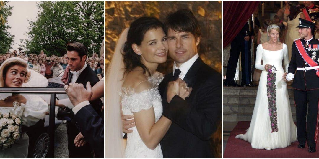 Pernilla Wahlgren och Emilio Ingrosso, Katie Holmes och Tom Cruise, kronprins Haakon och Mette-Marit har alla gift sig.