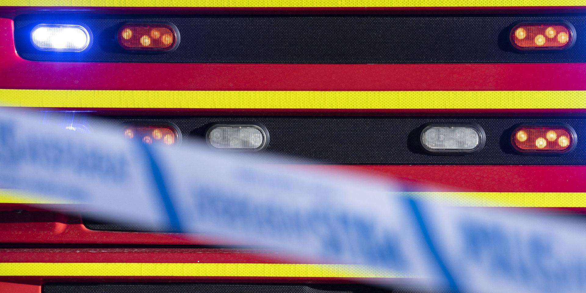 En person fördes till sjukhus efter en lägenhetsbrand i Gävle. Arkivbild. 