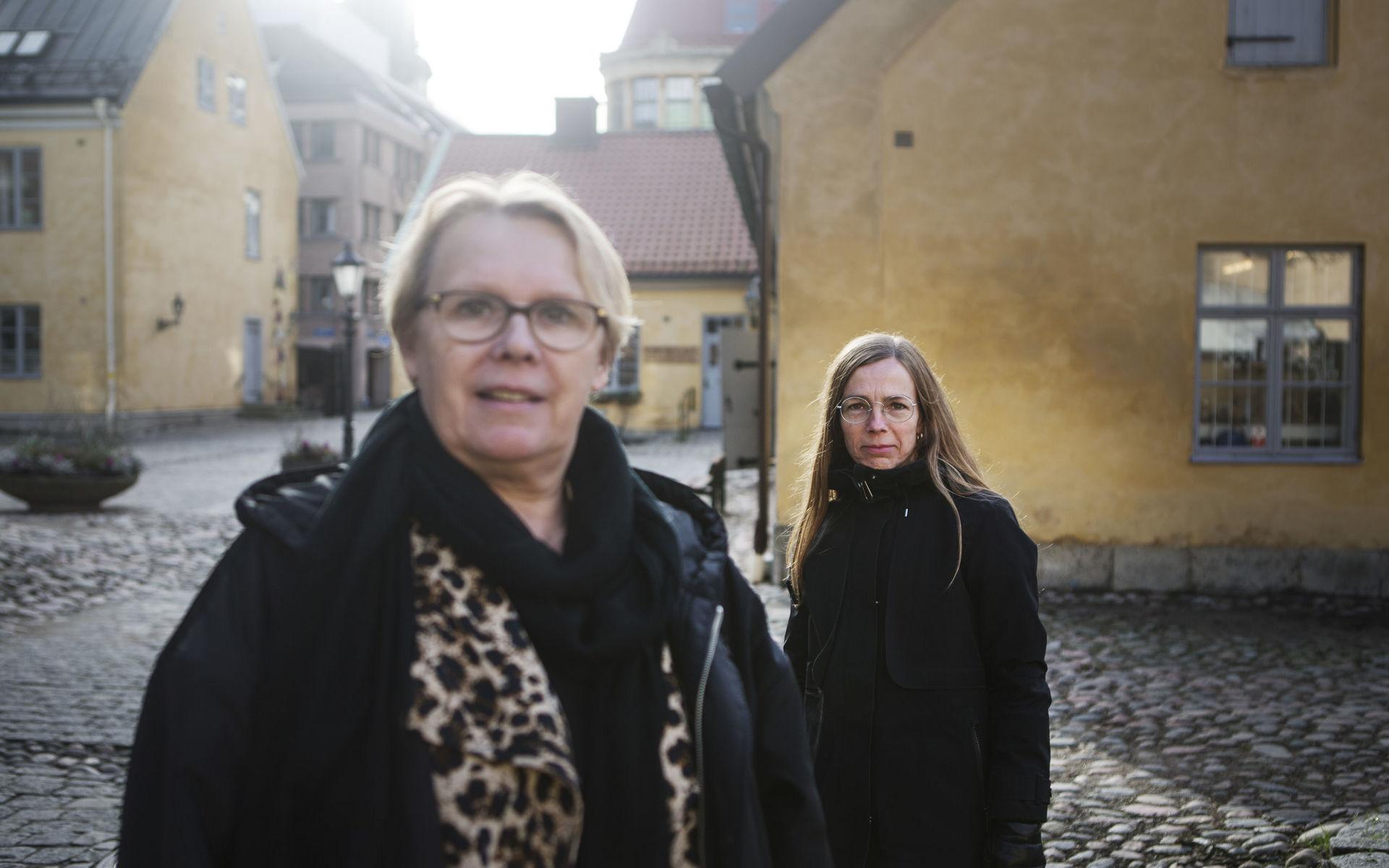 Maia Strufve och Eva-Lotta Hansson-Palmqvist jobbar på kommunens samtalsmottagning för sexköpare och sexmissbrukare.