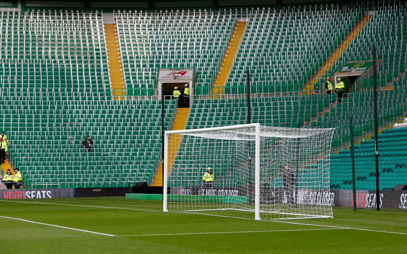 Den stora inspirationen bakom Shrewsbury Towns beslut att införa ståplats är den skotska storklubben Celtic som inför förra säsongen buggde om en del av arenan Celtic Park. Foto: Bildbyrån