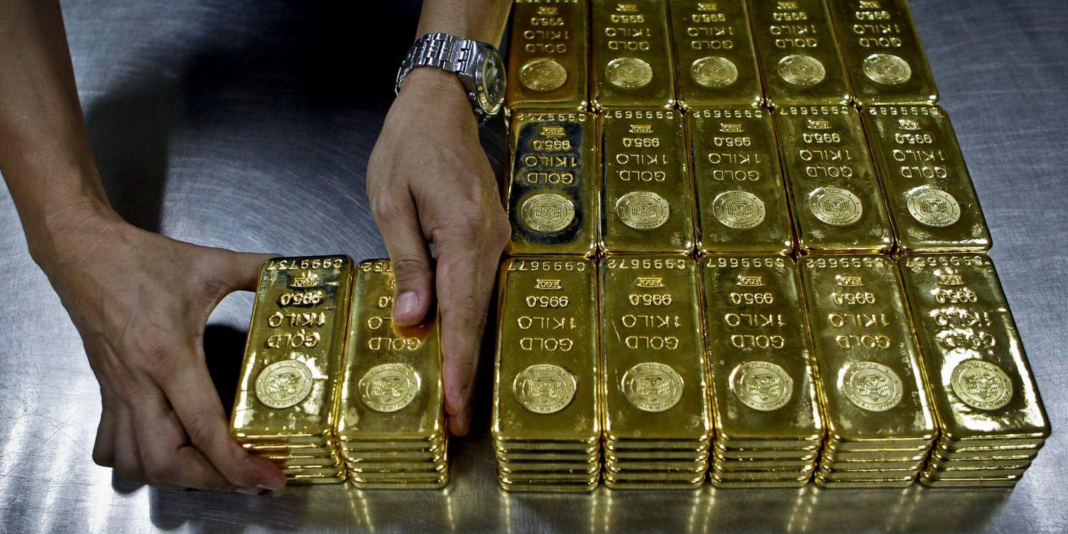 Franska CPOR Devises, som Loomis köper för 700 miljoner, erbjuder bland annat guld i investeringssyfte. Arkivbild