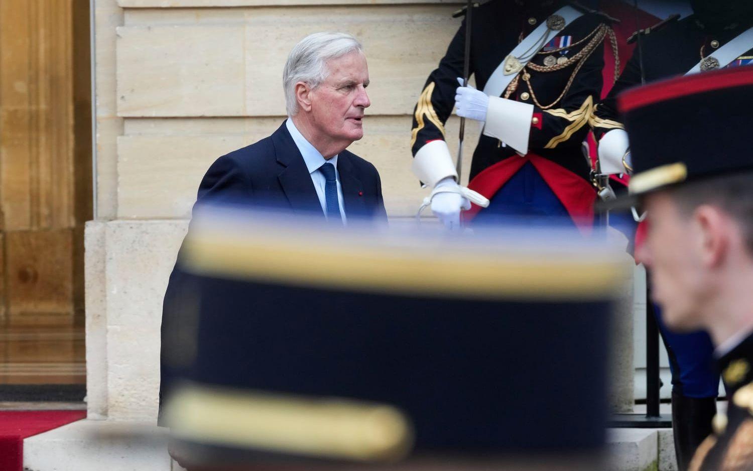 Frankrikes premiärminister Michel Barnier. Arkivbild.