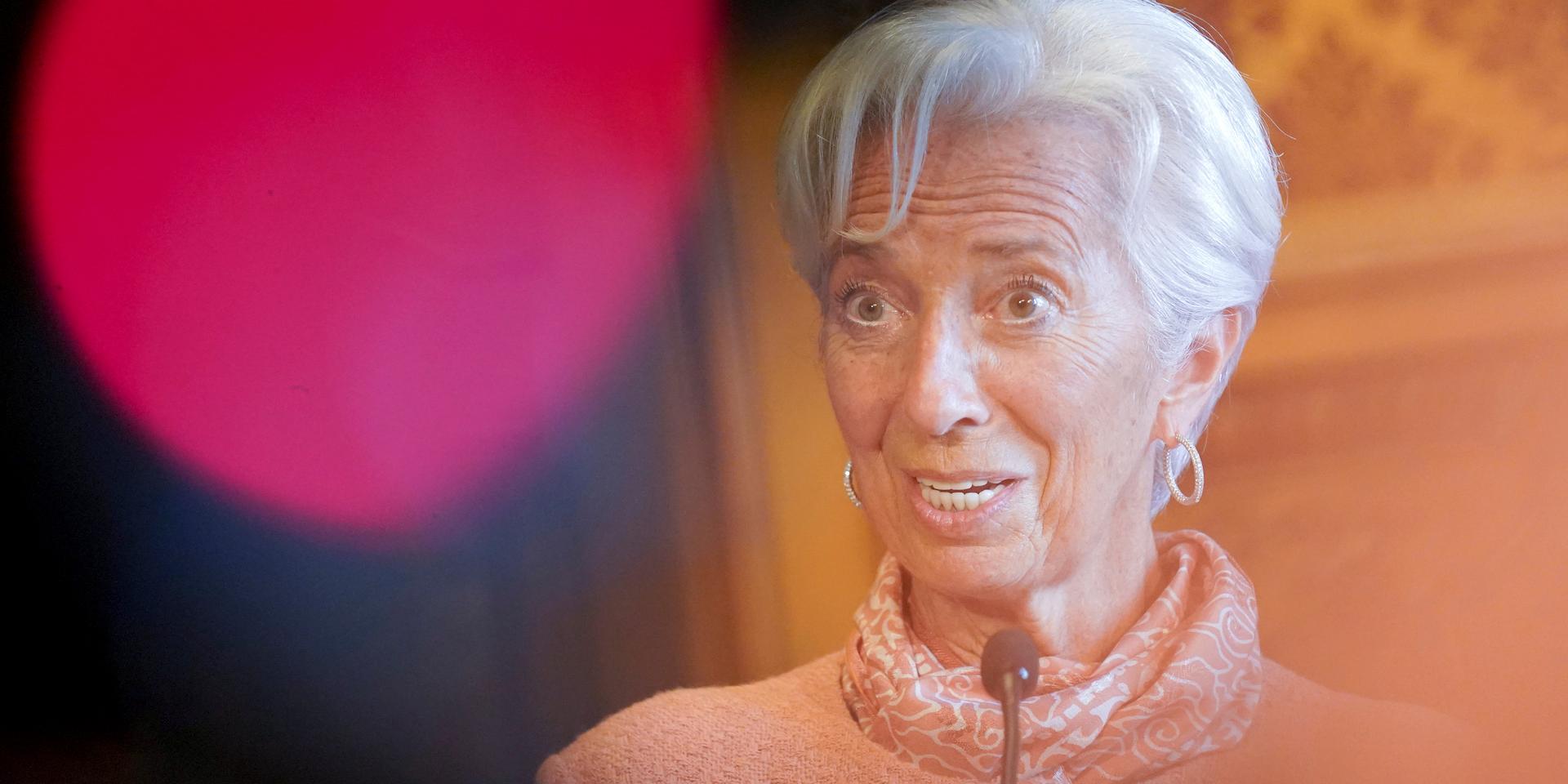 Christine Lagarde utlovar räntehöjningar. Arkivbild.
