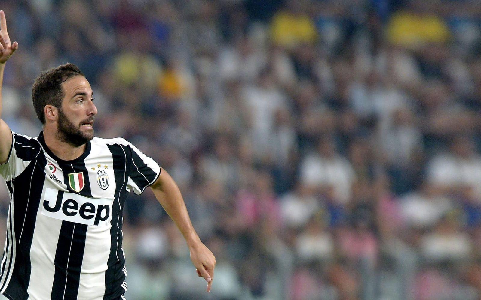 2. Gonzalo Higuain. 90 miljoner euro, från Napoli till Juventus. Foto: Bildbyrån
