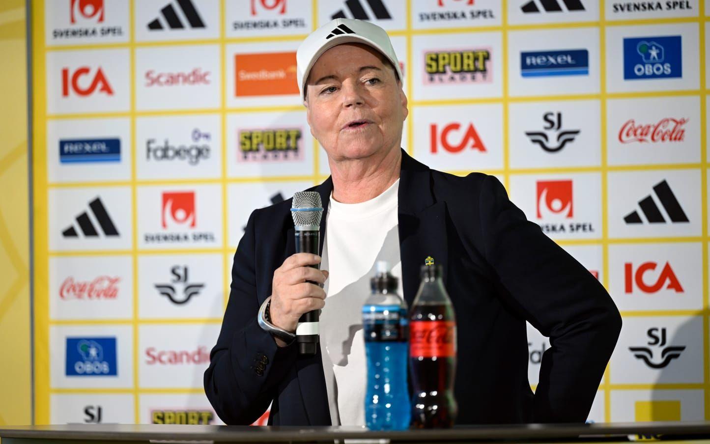 "Stödet har varit fantastiskt", säger landslagschefen Marika Domanski Lyfors.