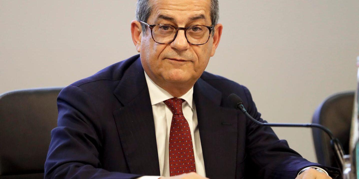 Italiens finansminister Giovanni Tria.