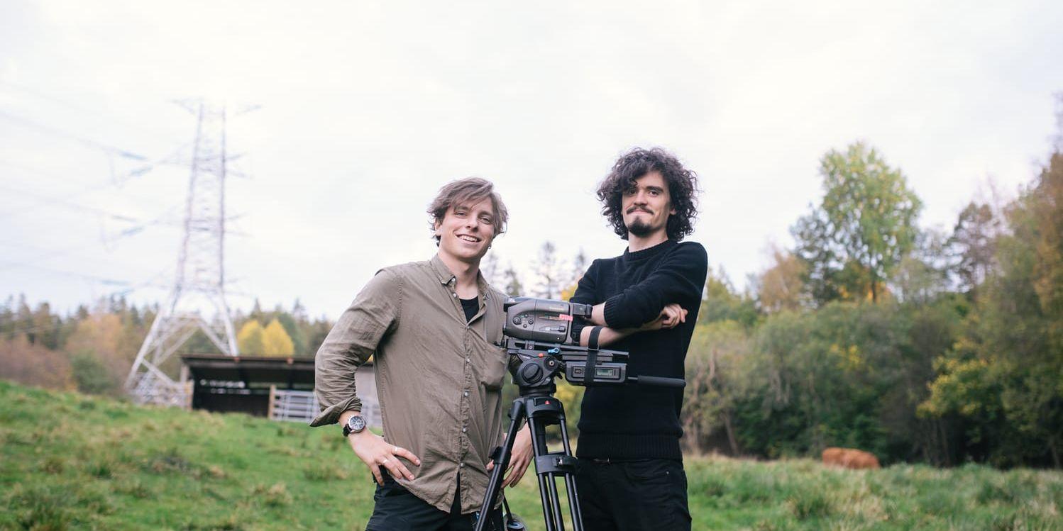 Johan Falklind och Andreas Mortensen är klara med sin kortfilm Den gula jackan. Bild: Sanna Alevång