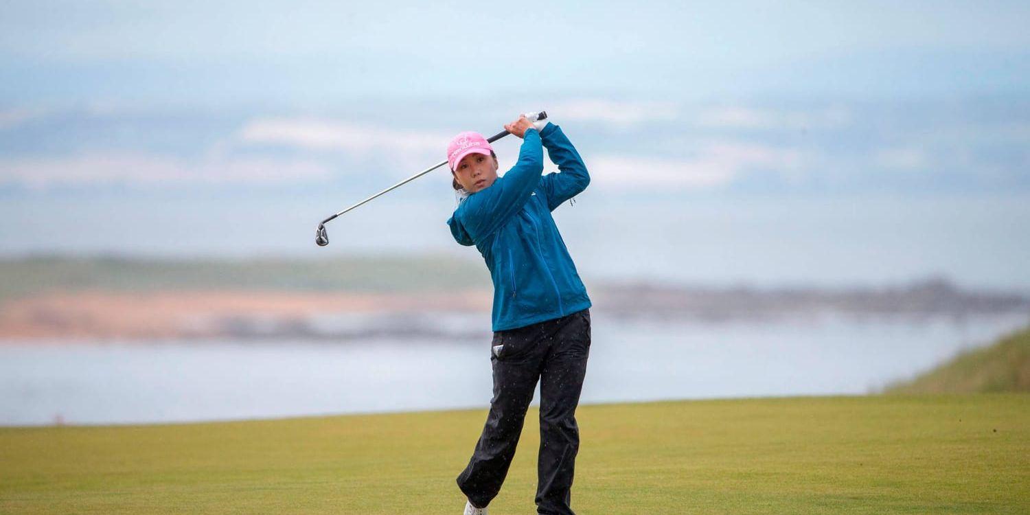 Den sydkoreanska golfaren Kim In-Kyung leder British Open.