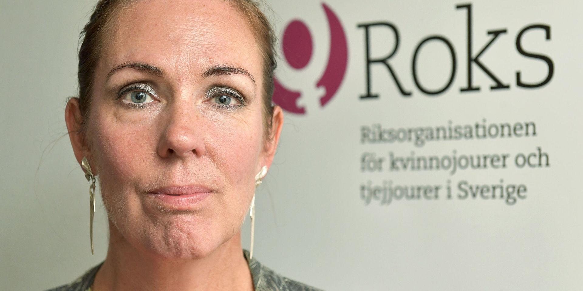Jenny Westerstrand, ordförande för Riksorganisationen för kvinnojourer och tjejjourer i Sverige, Roks. Arkivbild. 