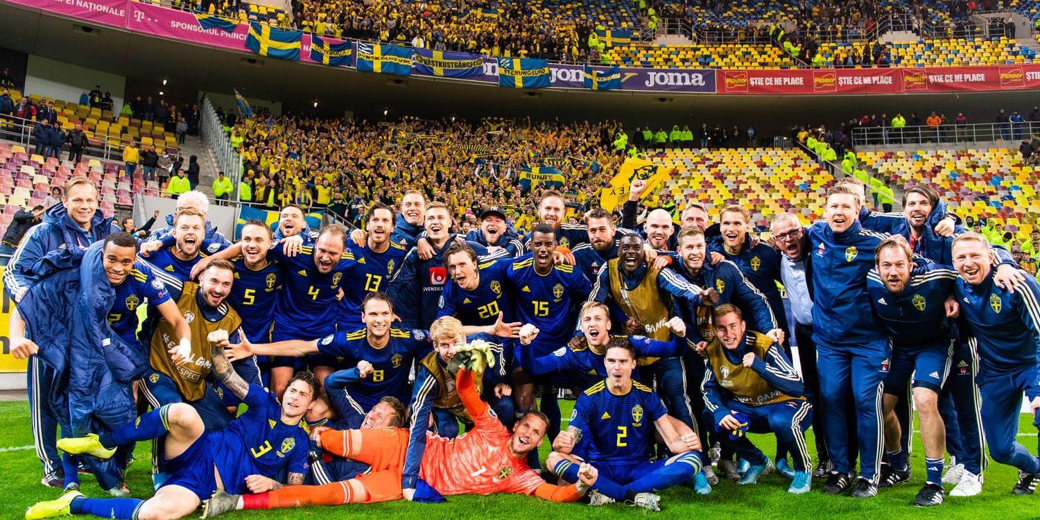 Sverige säkrade EM-platsen i november 2019. 