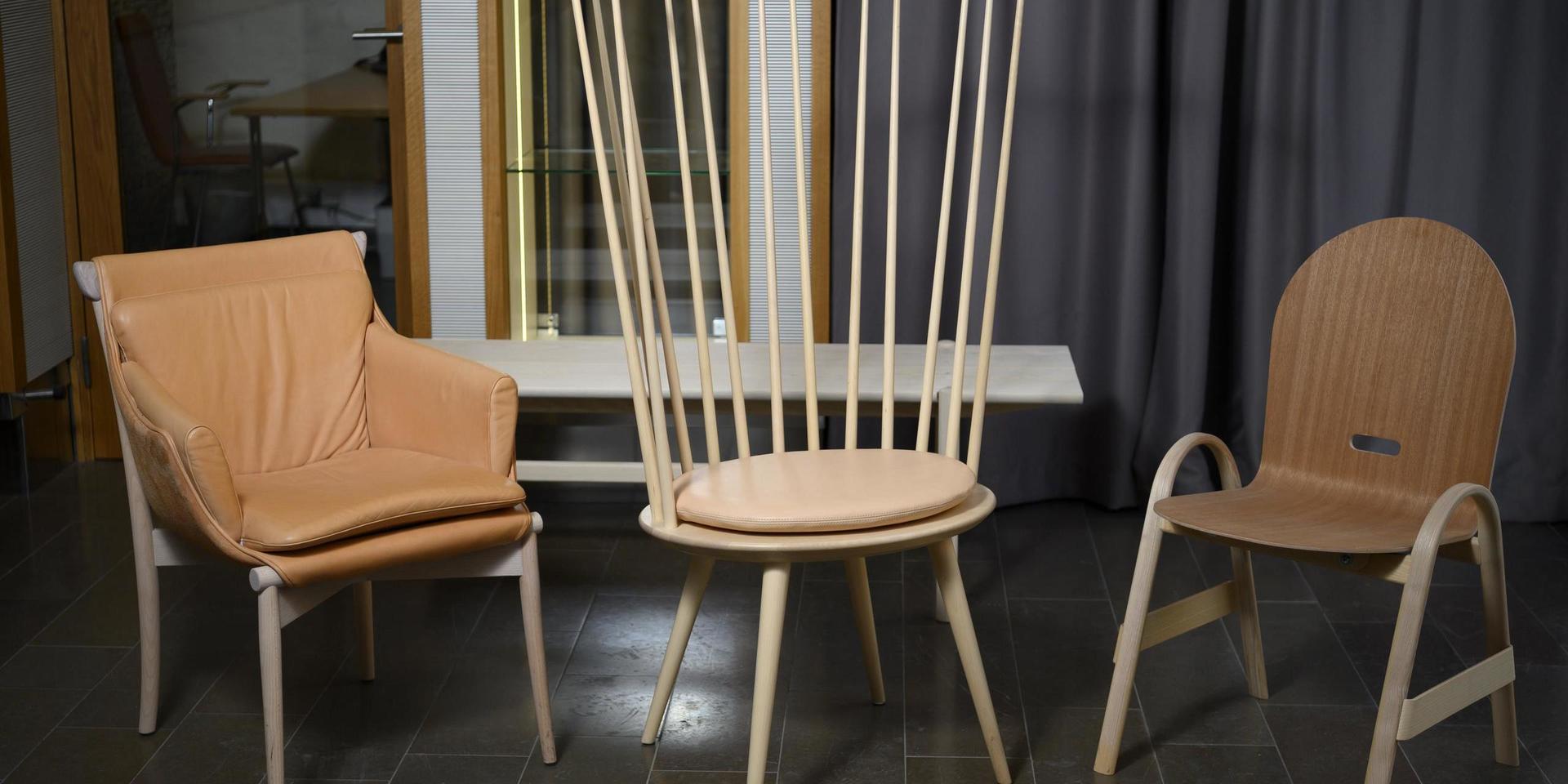 Svenskdesignade trämöbler är i fokus på utställningen Inside Swedish Design under Stockholms designvecka.