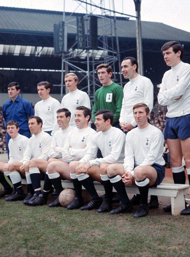 Om stjärnduon hade varit kvar i London pekar det mesta på att klubben hade vunnit sin första ligatitel sedan 1961. Laget på bilden är 1966 års upplaga av Tottenham. Foto: TT