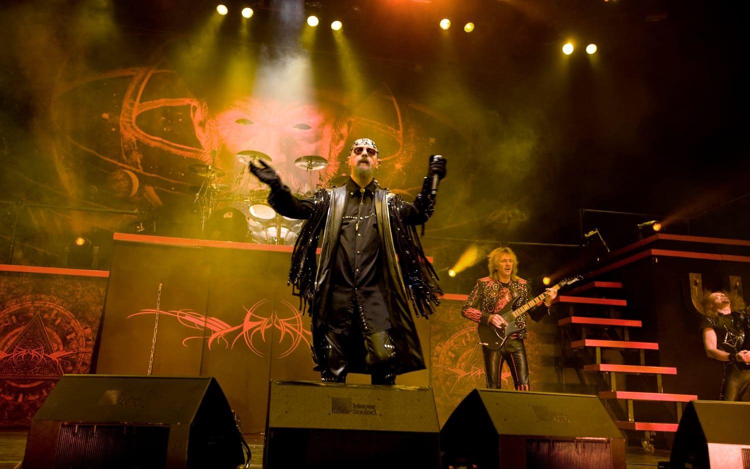 Hårdrocken är en stor del av Scandinaviums historia. Här Judas Priest under en konsert 2009. BILD: Anders Hofgren