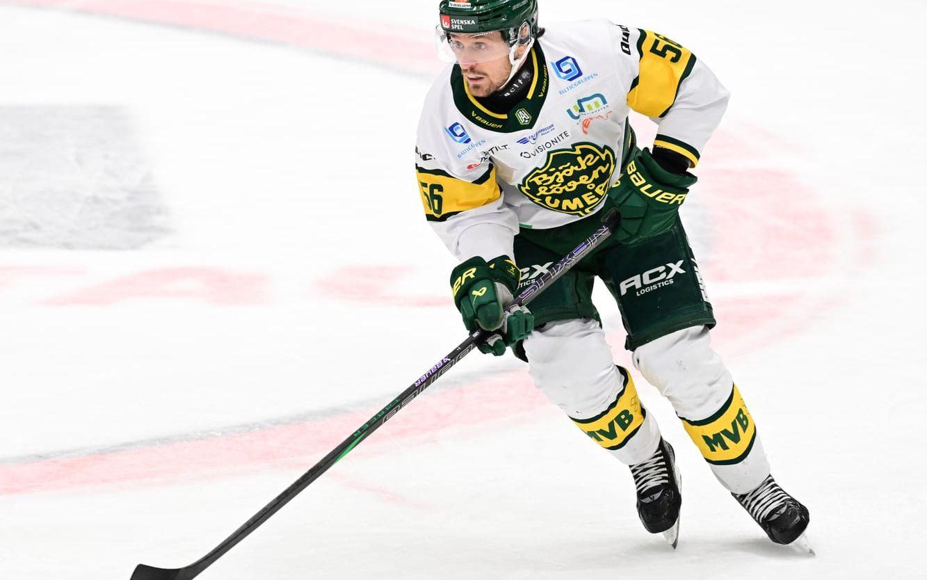 Fredrik Forsberg, målskytt för Björklöven. Arkivbild.