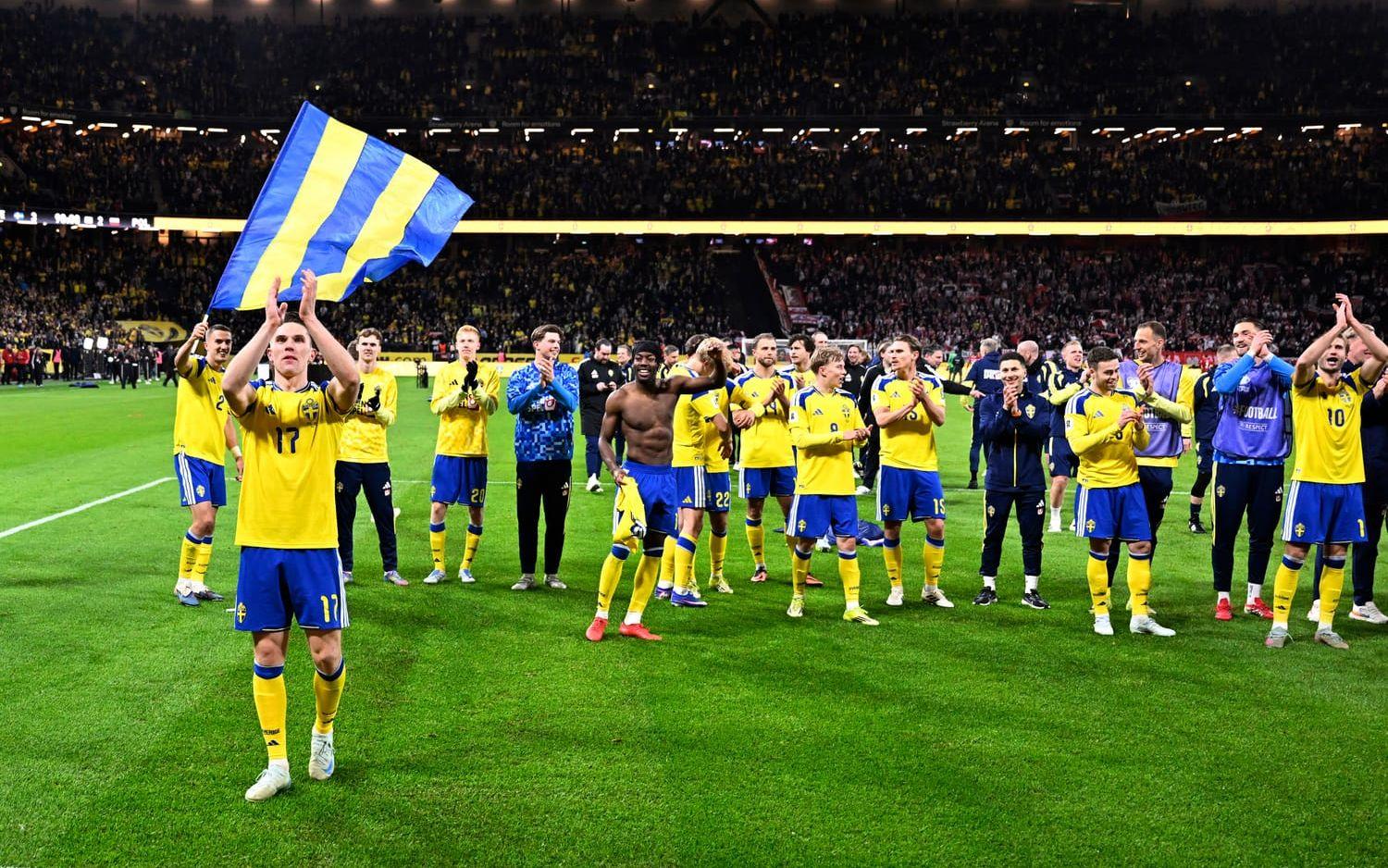 Sveriges möter Grekland i den sista matchen inför avresan till USA. Arkivbild.