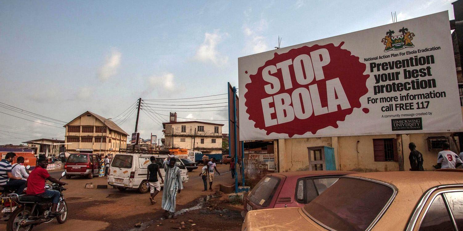 Röda Korset svindlades på runt 50 miljoner kronor i olika hjälpinsatser under ebolaepidemin i Västafrika. Arkivbild.