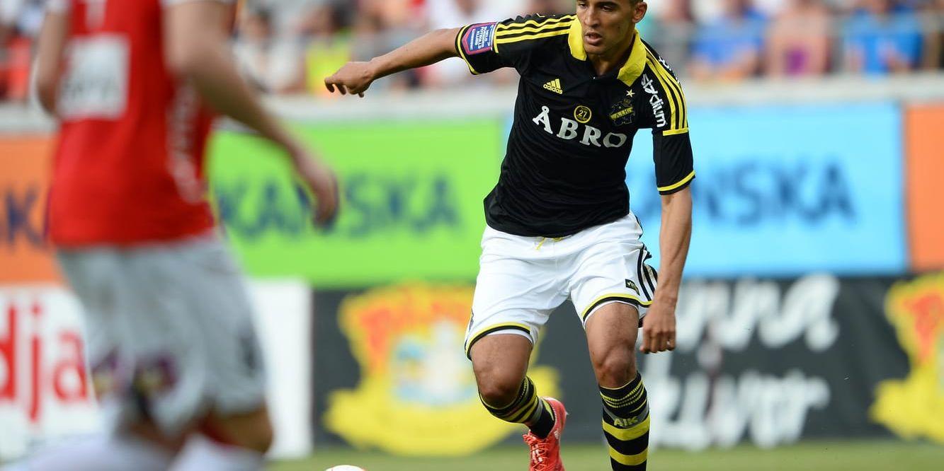 Nabil Bahoui är tillbaka i AIK under våren på lån från schweiziska Grasshoppers. Arkivbild