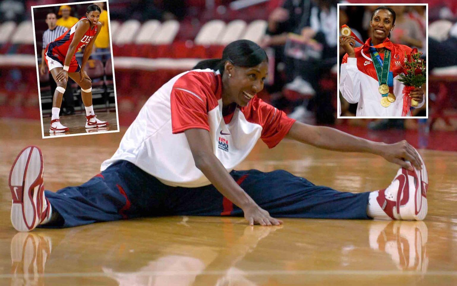 <strong>Lisa Leslie</strong> har betytt oerhört mycket för amerikansk basket. Och var WNBA:s stora stjärna 1997-2009. Foto: TT