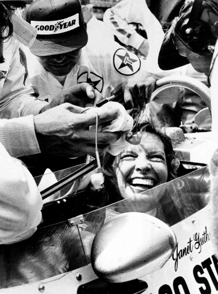 1978 kom Guthrie  nia i Indy 500 – den bästa placeringen av en kvinna fram till 2005. Foto: TT