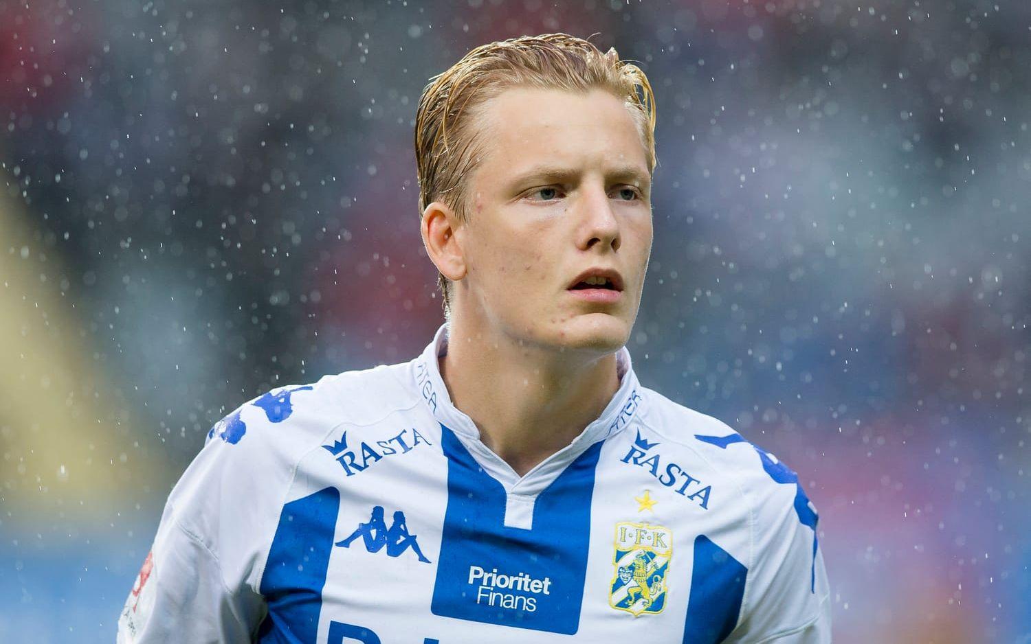Vänsterbacken Billy Nordström kan starta på högermittfältet i matchen mot Elfsborg. Bild: Bildbyrån