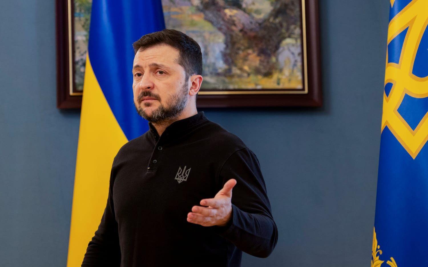 Ukrainas president Volodymyr Zelenskyj. Arkivbild.