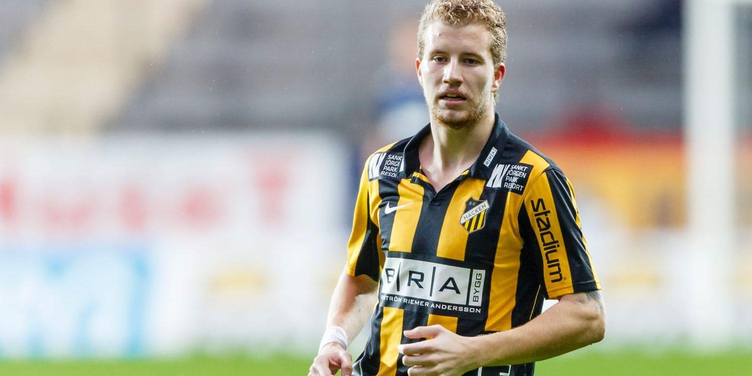 Förre Häckenspelaren Simon Gustafsson har haft svårt att få speltid i Feyenoord. Nu meddelar klubben att han lånas ut till Roda JC kommande säsong. Bild: Bildbyrån