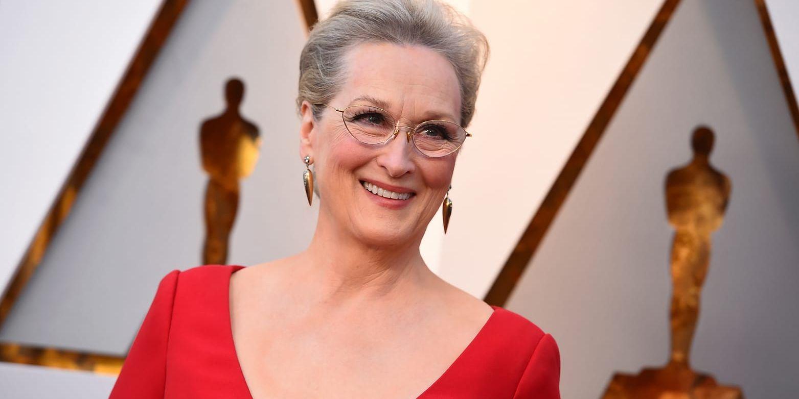 Meryl Streep på Oscarsgalan.