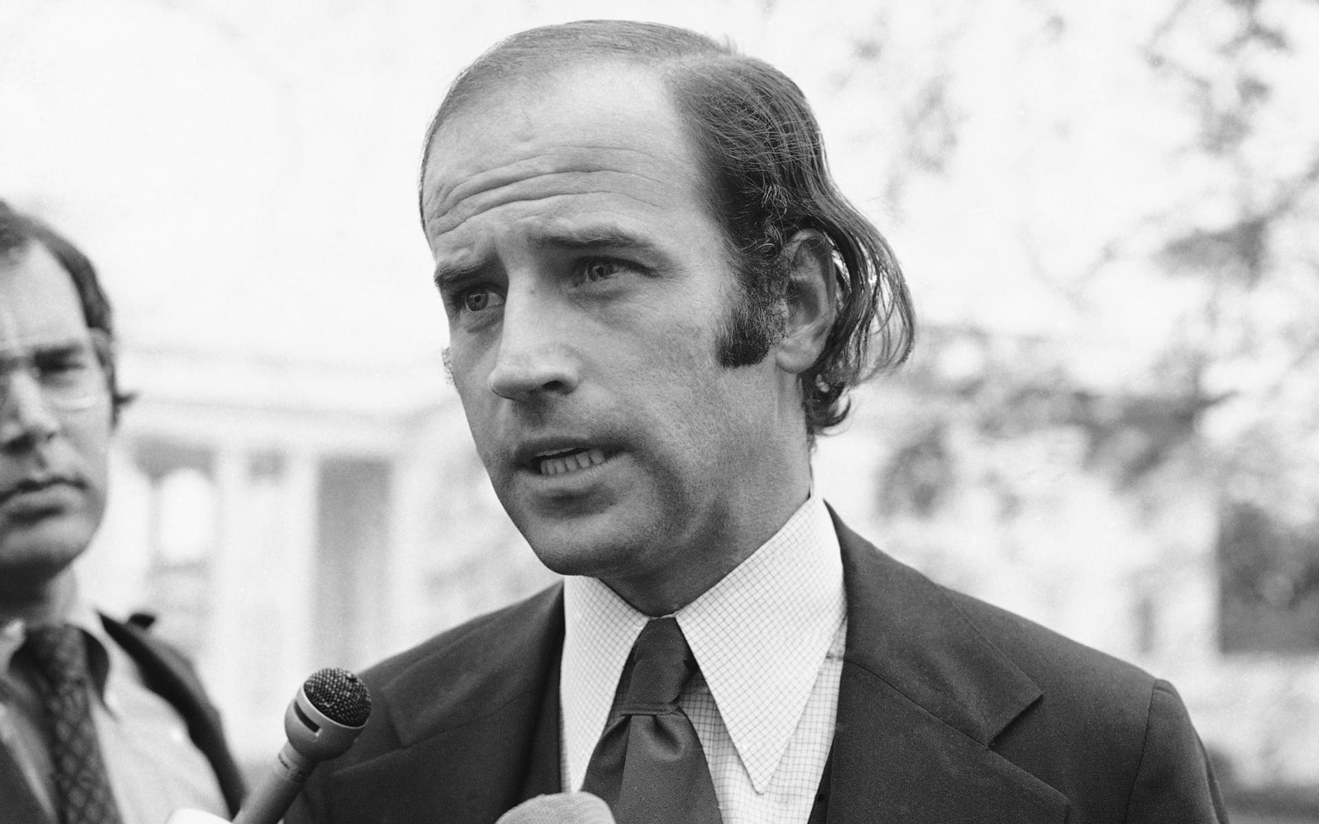 Joe Biden valdes in som senator redan 1972.