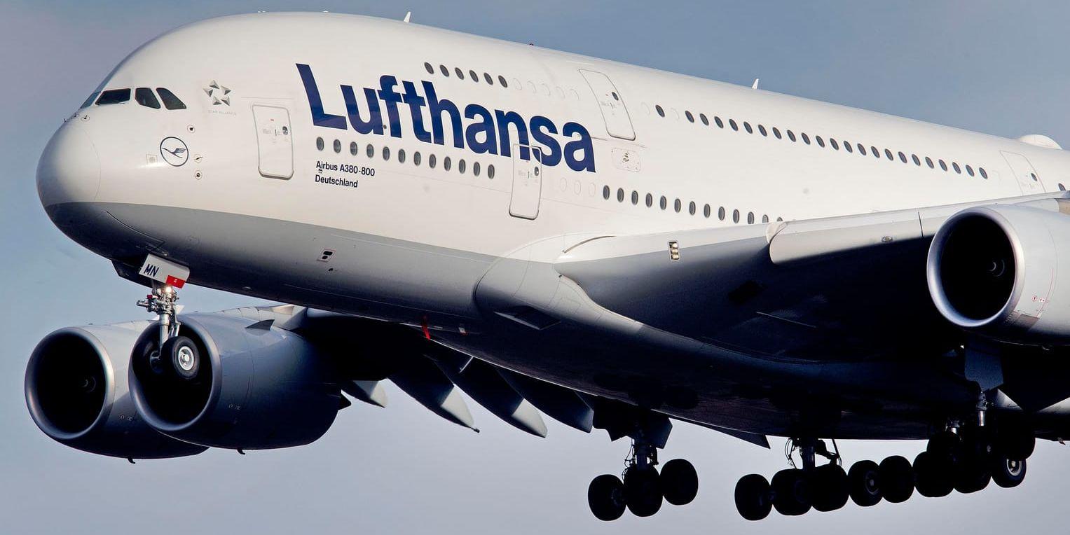 Dåligt lyft för Lufthansa. Arkivbild.