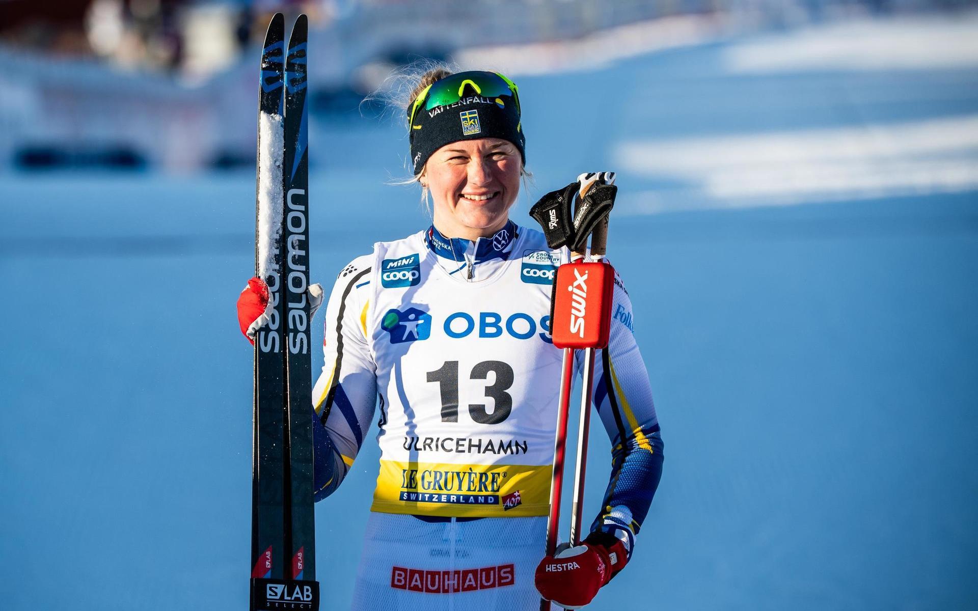 Maja Dahlkvist tog sin första världscupseger. 