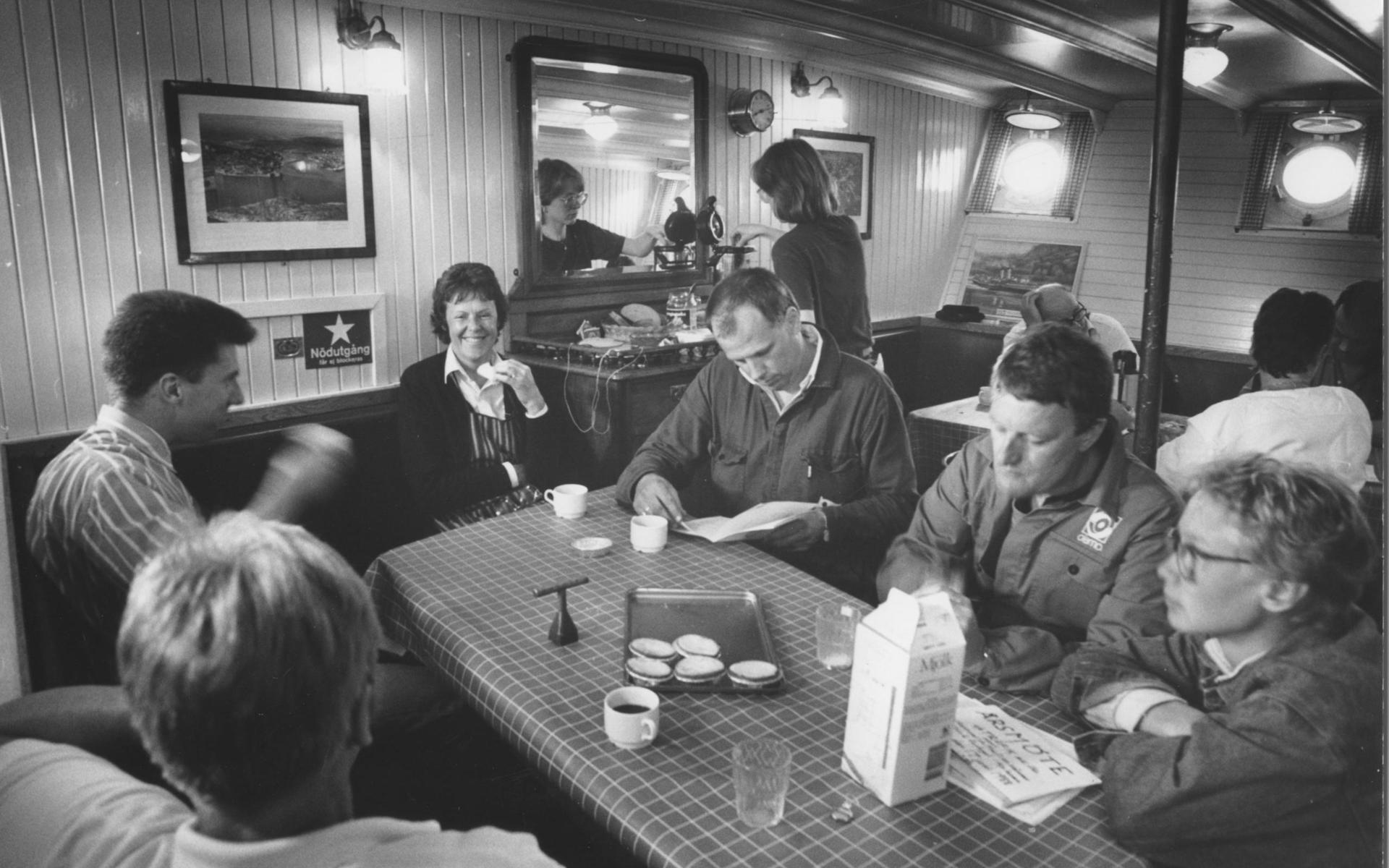 Ombord på ”Bohuslän” den 6 juni 1988. 