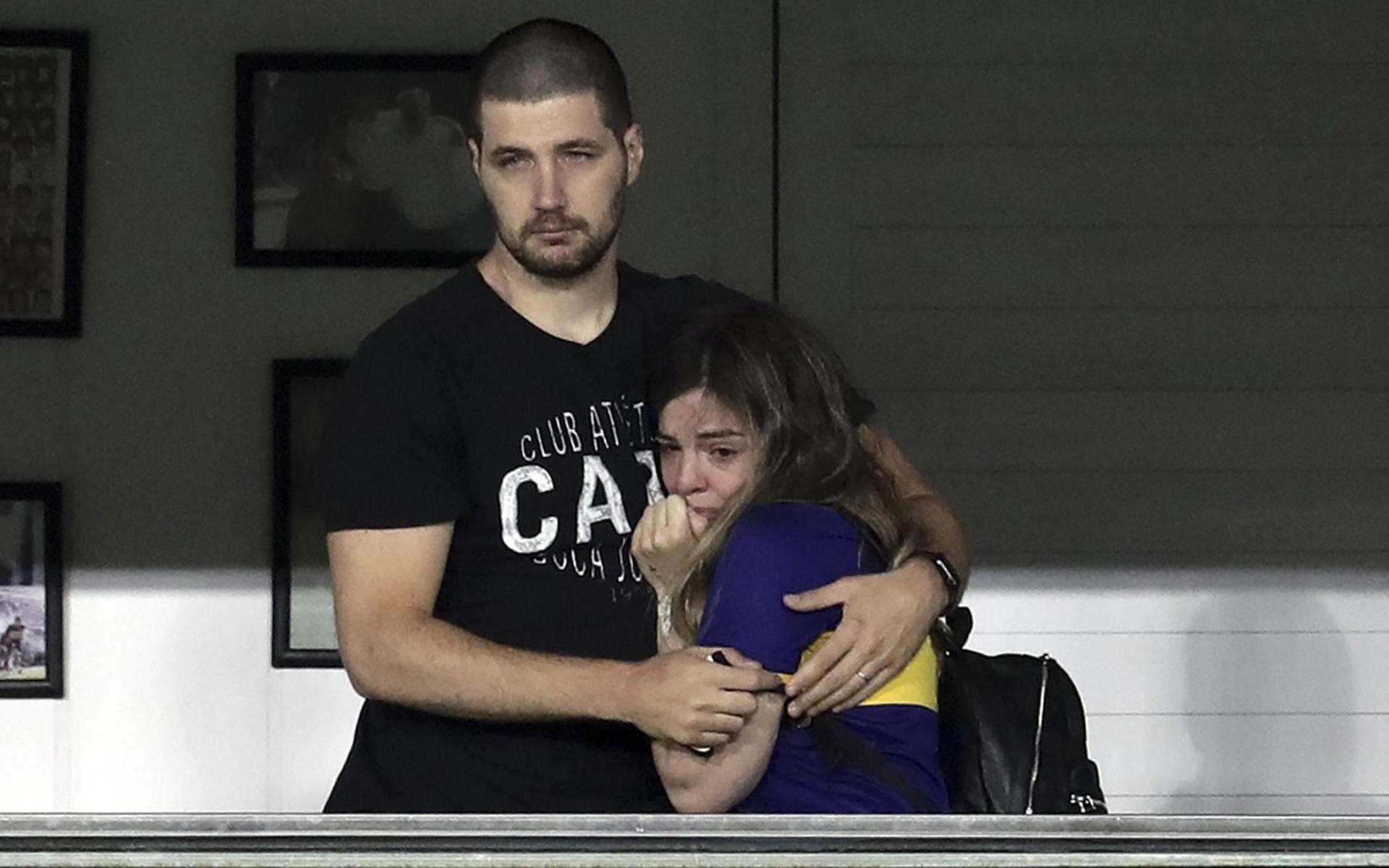 Dalma Maradona i tårar.