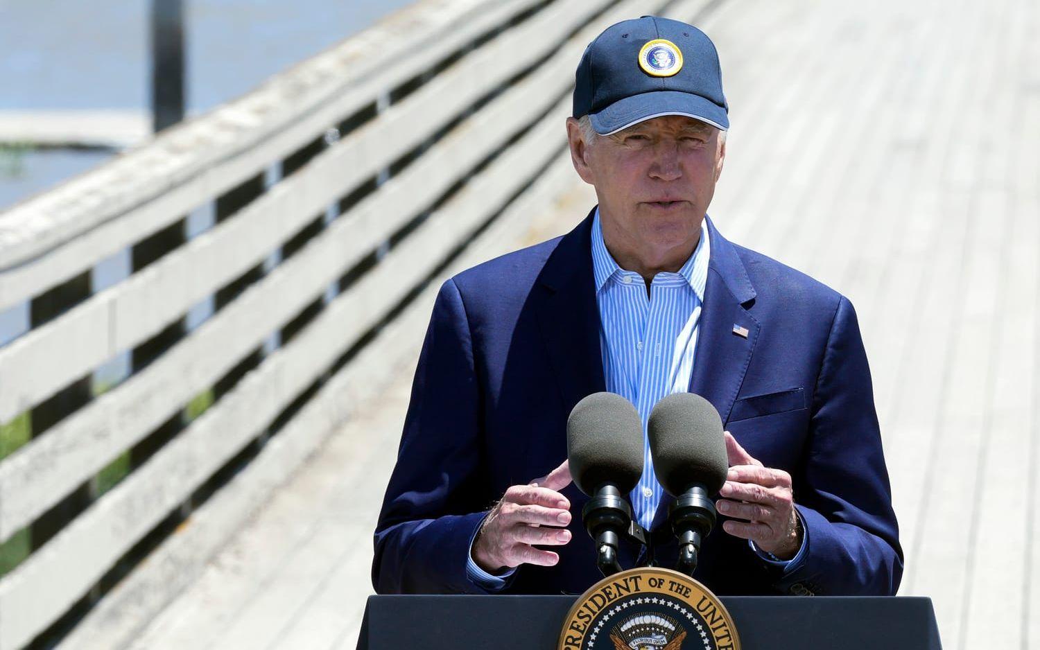 USA:s president Joe Biden i Kalifornien.