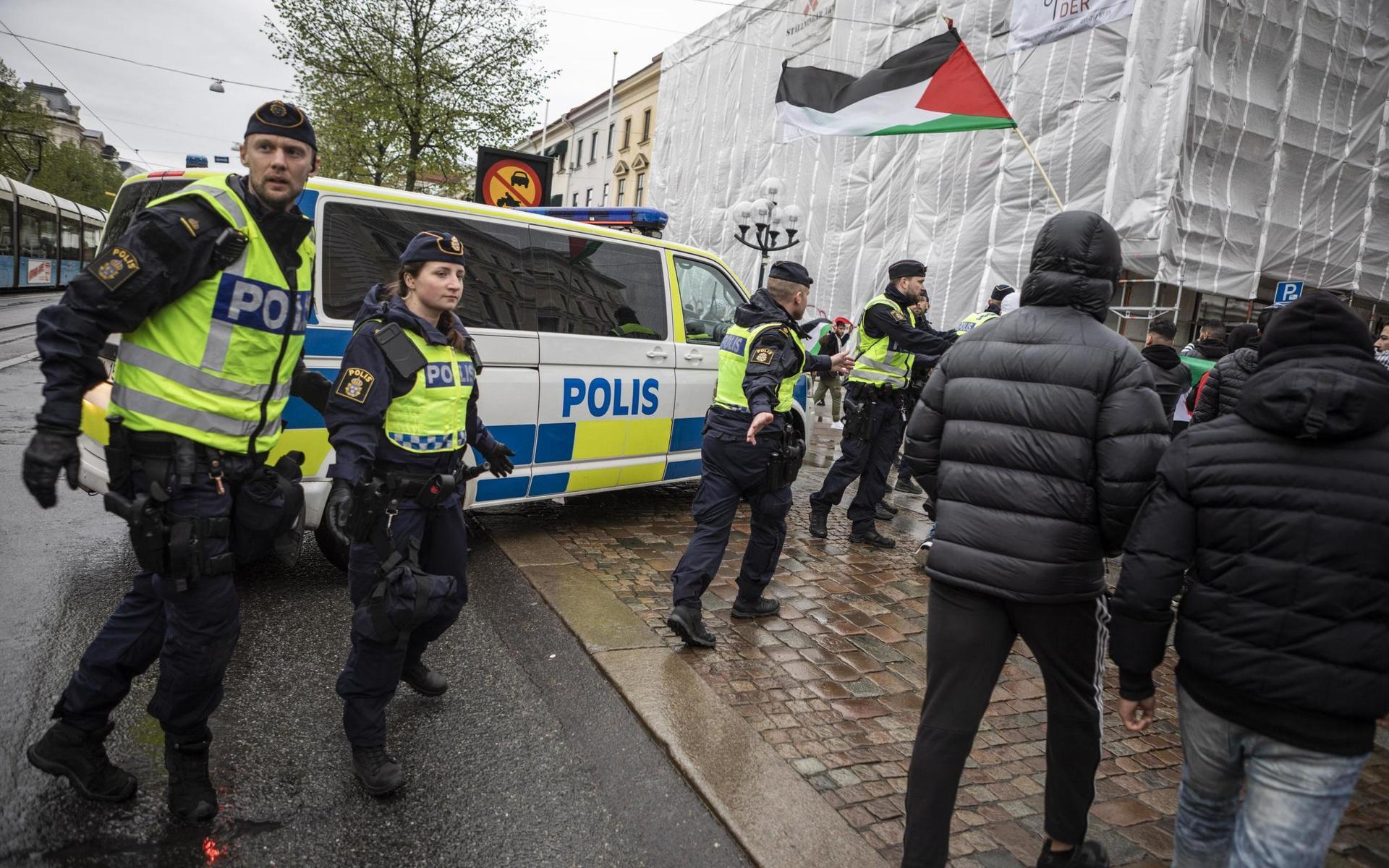 Arkivbild. Demonstration för Palestina i centrala Göteborg, 11 maj.