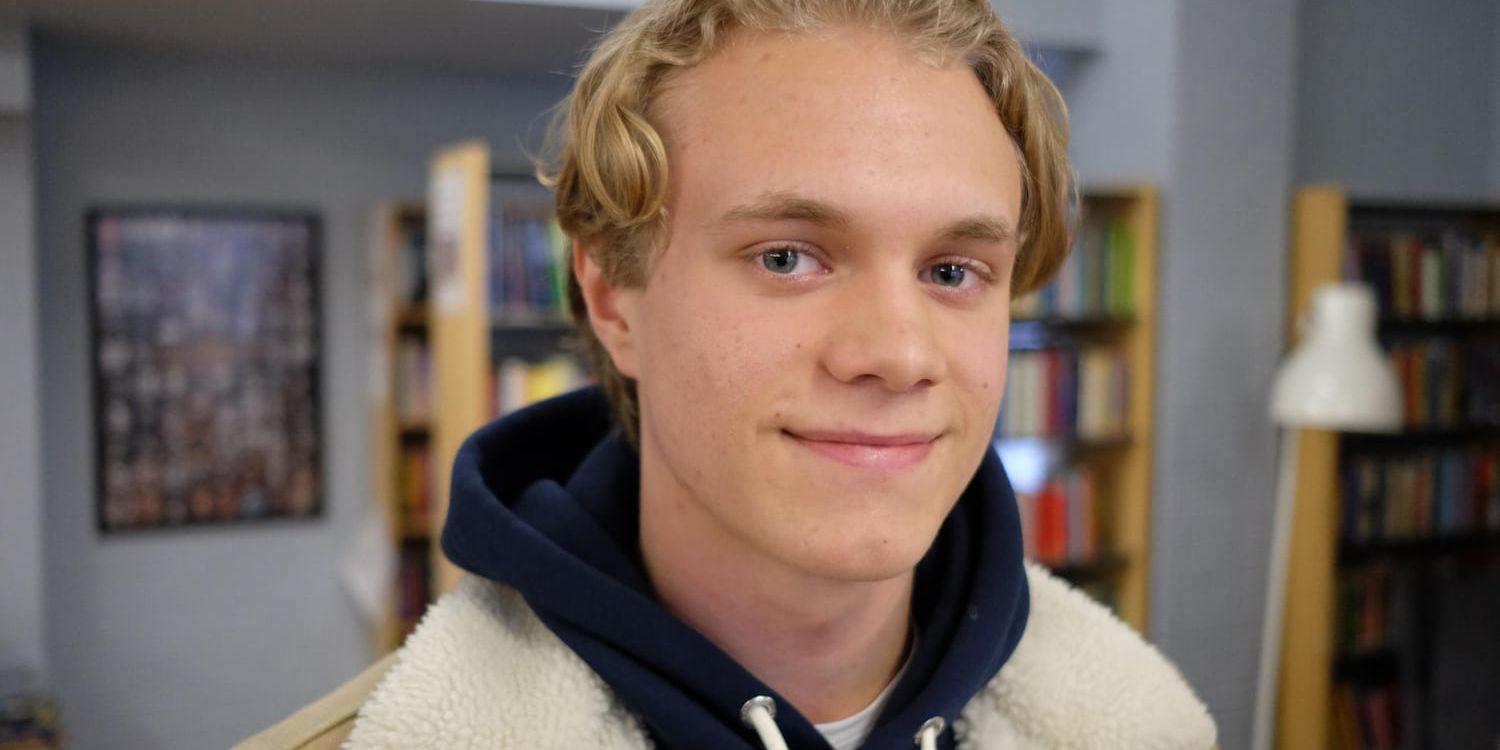 Tom Söderström, 16-årig elev på svenska skolan i London, har bott fyra år i Storbritannien och räknar med att stanna kvar efter brexit.