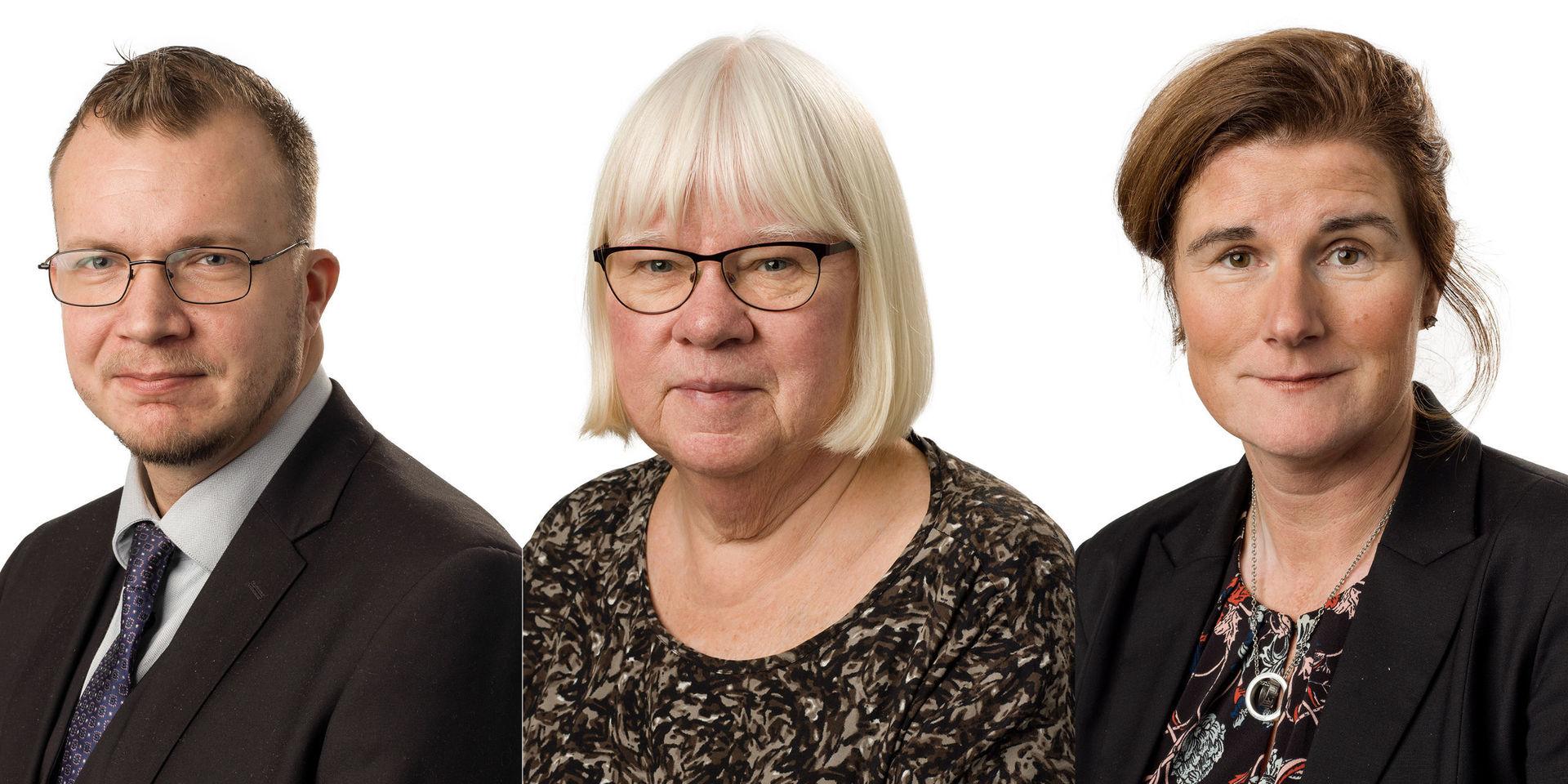 Heikki Klaavuniemi (SD), Eva Olofsson (V), och Helen Eliasson (S) är regionråd i opposition. De lade inför regionstyrelsens sammanträde två olika yrkanden om att behålla sjukvårdens larmcentral utan förändringar.