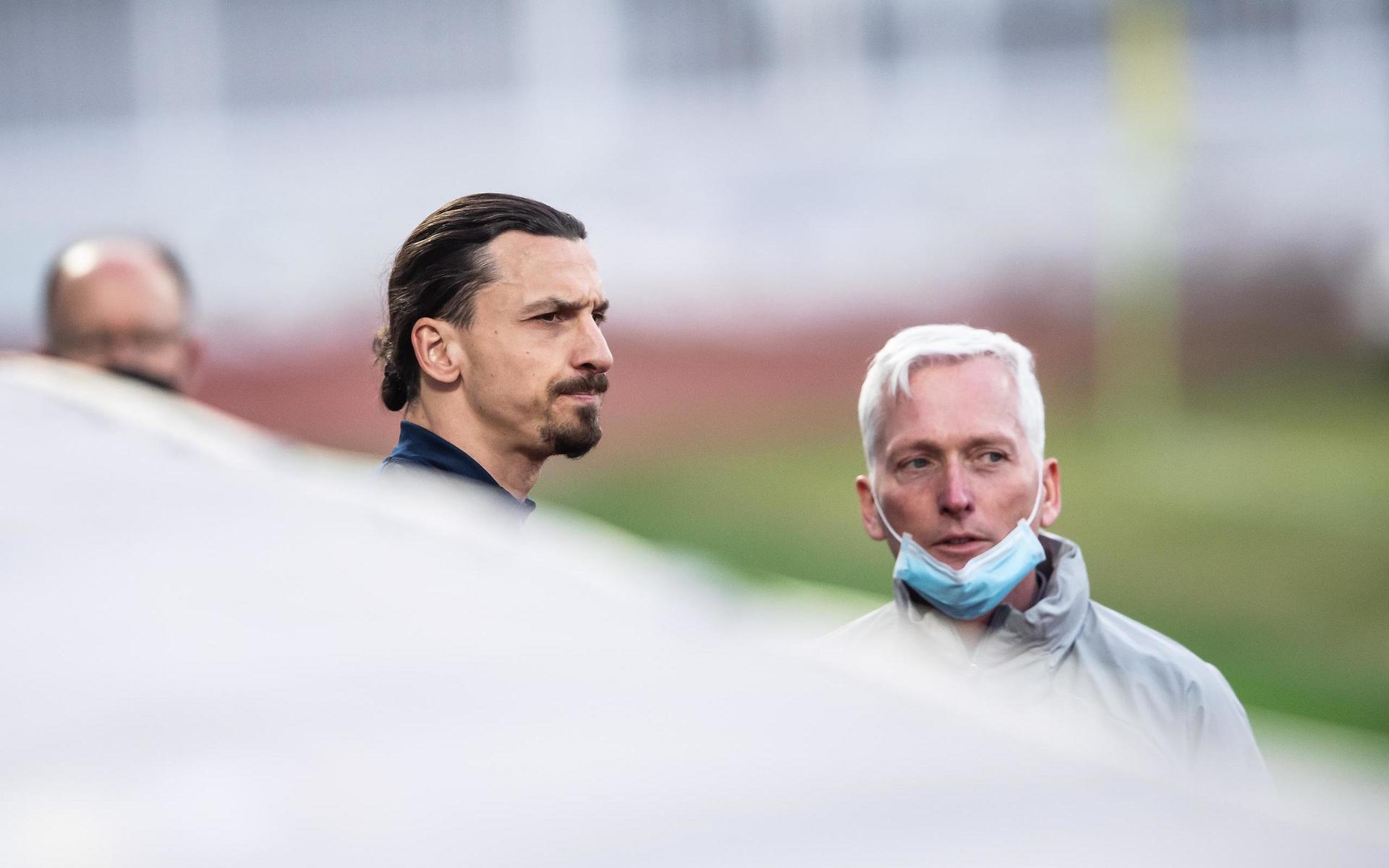 Zlatan Ibrahimovic och Håkan Sjöstrand.