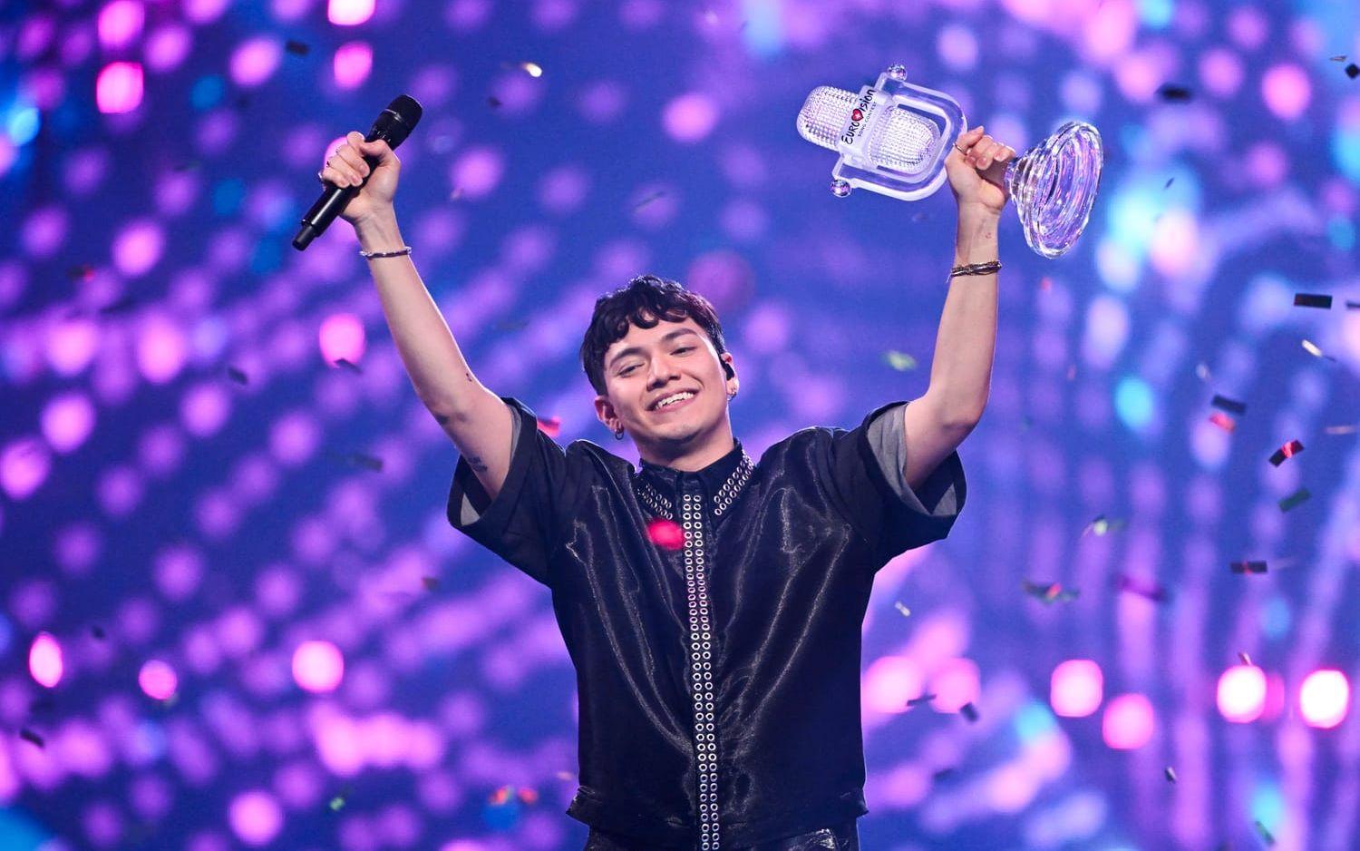 Österrikes JJ vann den 69:e upplagan av Eurovision Song Contest 2025. Arkivbild.